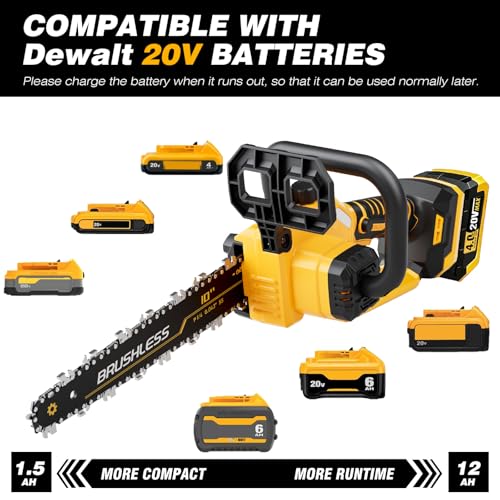 10 Inch Cordless Chainsaw for DEWALT