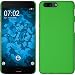 Produktbild PhoneNatic Case kompatibel mit OnePlus 5 - Hülle grün gummiert Hard-case + 2 Schutzfolien