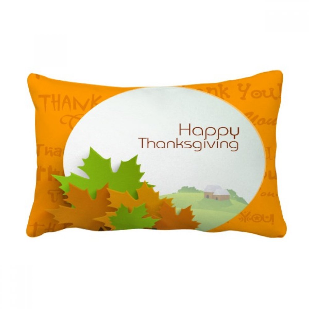 Coussin de canapé Thanksgiving 16x24 pouces taie et insert inclus