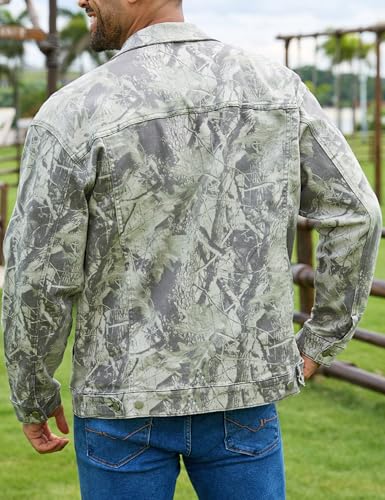 Camo Jackets for Men Trucker Unlined Camouflage Coats Hunting Clothes2