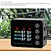 Cffuvros Crawling pet humidifier Atomizer, Fully Automatic Crawling pet Tank Spray System, Dual Adjustable nozzles, Silent Water Pump, Color Display Screen, Chameleons,Snakes,Frogs