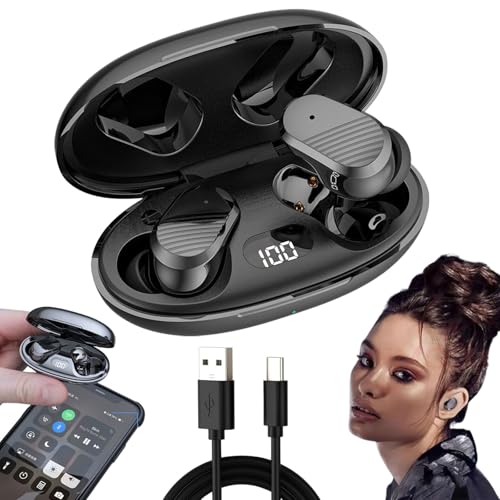 Echolabs Ear Buds 2025 Edition Echolabs Audio Earbuds Wireless Bluetooth Echo Labs Earbuds 2025 Noise Cancelling with LED Display for Sports Workout (1pc)