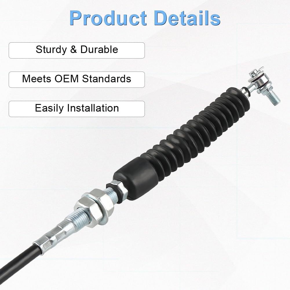 WMPHE Shifter Gear Shift Cable Replacement for 7081883 7082474 Compatible with Polaris Ranger XP 900 XP 1000 570 500 ETX Ranger 1000 HST Diesel XP900 XP1000 2013-2020