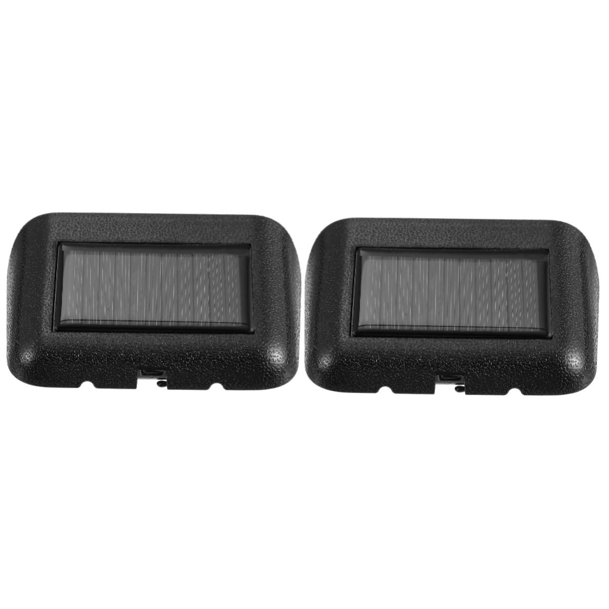 Mobestech 2piezas Reloj De Coche Electrónico Solar Luminoso Sensor De Vibración Alta Precisión Muestra Hora Fecha y Temperatura Para Vehículos y Oficinas