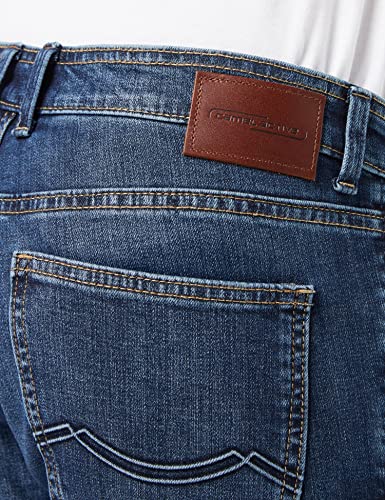 Camel Active 5-Pocket Woodstock Jean Bootcut, Bleu (Bleu Pierre 45), W33/L32 (Taille fabricant: 33/32) Homme