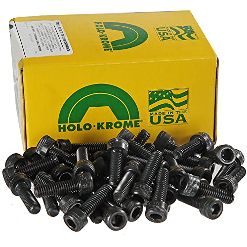Image of HOLO-KROME 73044#10-32 x 1 ASTM A574 Hex Drive Black Oxide Finish Alloy Steel Socket Cap Screw - Made in The USA (Pack of 100)