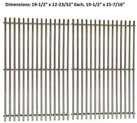 Grill Cooking Grates for Select 7302-0-581, 7302-2-581, 7302, 7302KO-G11, 7362 Gas Models