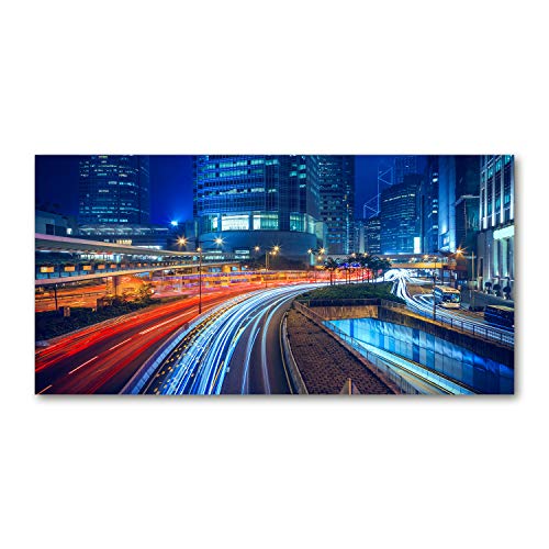 Splashback guard cuisine verre trempé Tulup 100x50cm dosseret orange de nuit