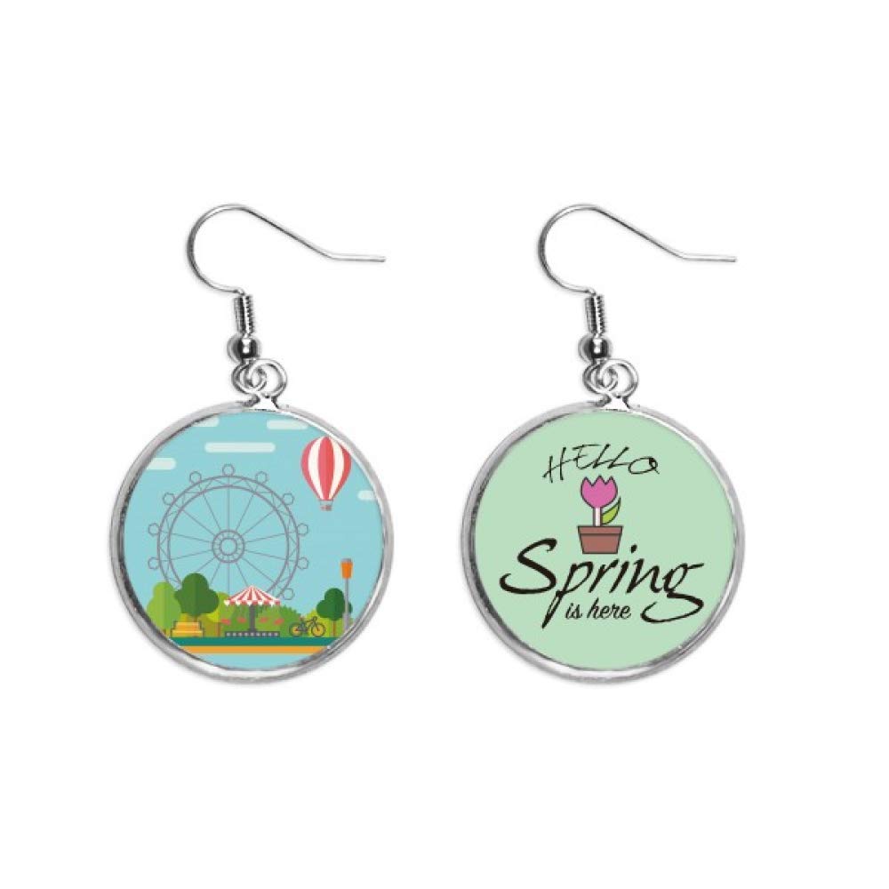 Pendientes de noria joya tematica original para regalar en cumpleaños 5