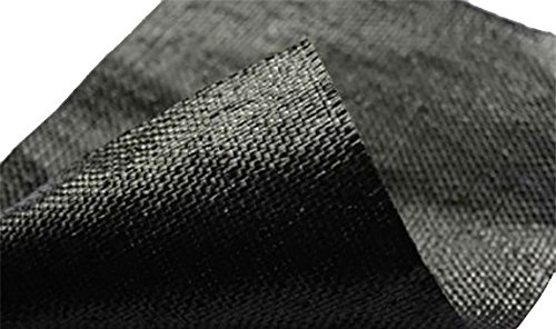 2 x 5 m nero tessuto Weed/stabilizzazione membrana