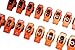 DEEPMOTOR Enhanced 2024-T6 Aluminium Full Roller Rocker Arms for Chevy SBC 350 1.6 Ratio 3/8'' Set + Nuts