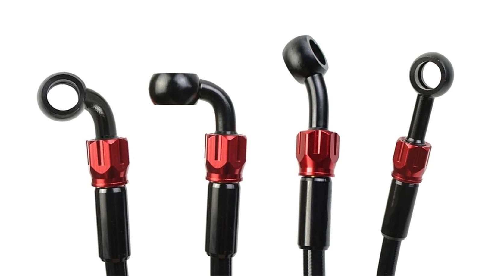 TONFVXB Brake Grips Motorbike Brake Levers CNC Motorcycle Brake Hose 10mm AN3 Hydraulic Clutch Master Cylinder DOT Reinforced ATV Dirt Pit Racing Bike(1500mm)