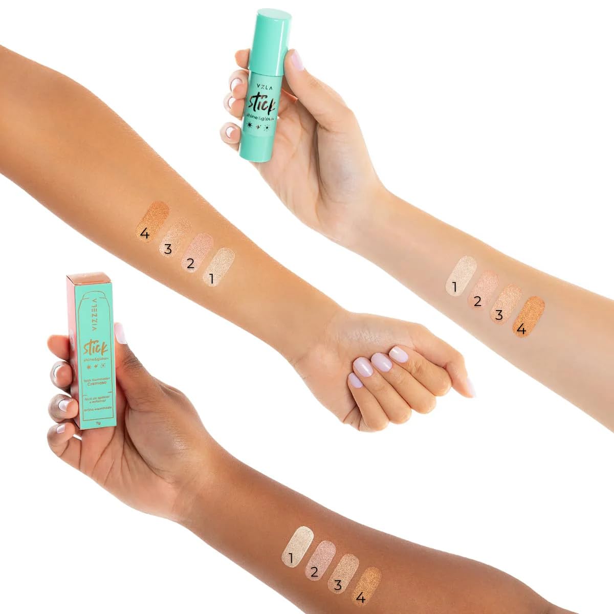 Iluminador Stick Shine & Glow Vizzela – Cor 1 – Brilhoso e Cremoso em promoção! Veja a oferta e mais achadinhos de Iluminador 6 Hoje é o melhor dia para comprar Iluminador Stick Shine & Glow Vizzela – Cor 1 – Brilhoso e Cremoso com aquele preço maroto! Promoção! Aproveite a oferta! 6