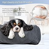 MIXJOY Dog Bed Extra Large Pet Bed, Grey Orthopedic Washable XL Dog Bed with Anti-Slip Bottom, Calming Cat Bed for Labrador, German Shepherd, Golden Retriever, 89×64×23 cm - Image 6