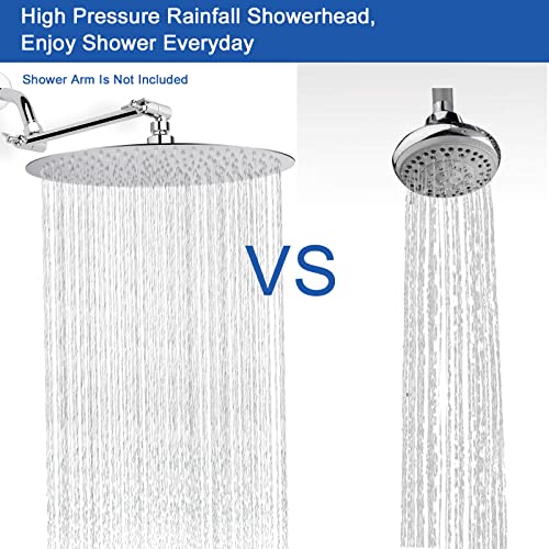 NearMoon Rain Shower Head, Ultra-Thin Design-Pressure Boosting, Awesome Some Experience, High Flow Stainless Steel Rainfall Head (16 Inch, Chrome Finish) by NearMoon - Image 6