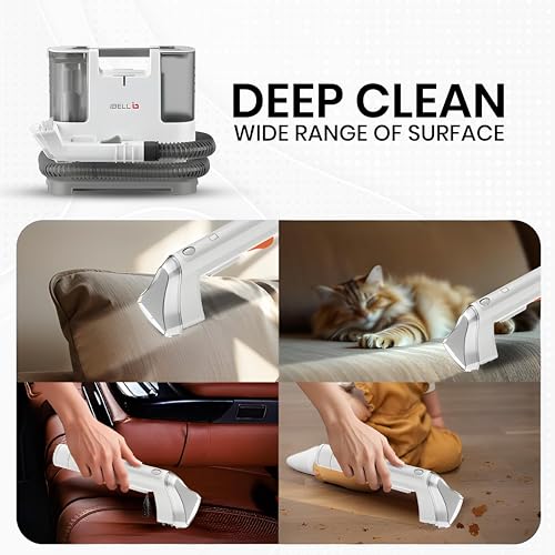 Image of IBELL POWERHOUSE Spot Cleaner Machine,Multi-Purpose Portable Carpet /Sofa Cleaner with 12 kPa Suction, 1.8L Dual Tanks, Brush Head