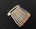 Golden Colour Diamonds Designer Safety pin Saree pin one Side of Safety pin - 12 Pack