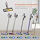Ersatzkopf für den kabellosen Staubsauger Dyson V7 V8 V10 V11 V15, Mikrofaser-Samt-Rollenbürste mit grünem LED-Laserlicht, geeignet für Hartholzböden und Teppiche