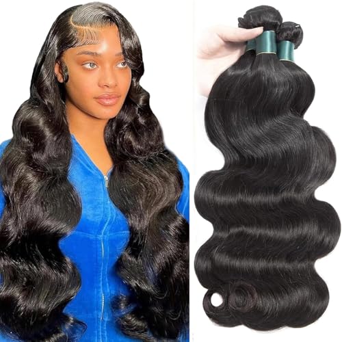 Superfect Human Hair Bundles 24 26 28 Inch Body Wave