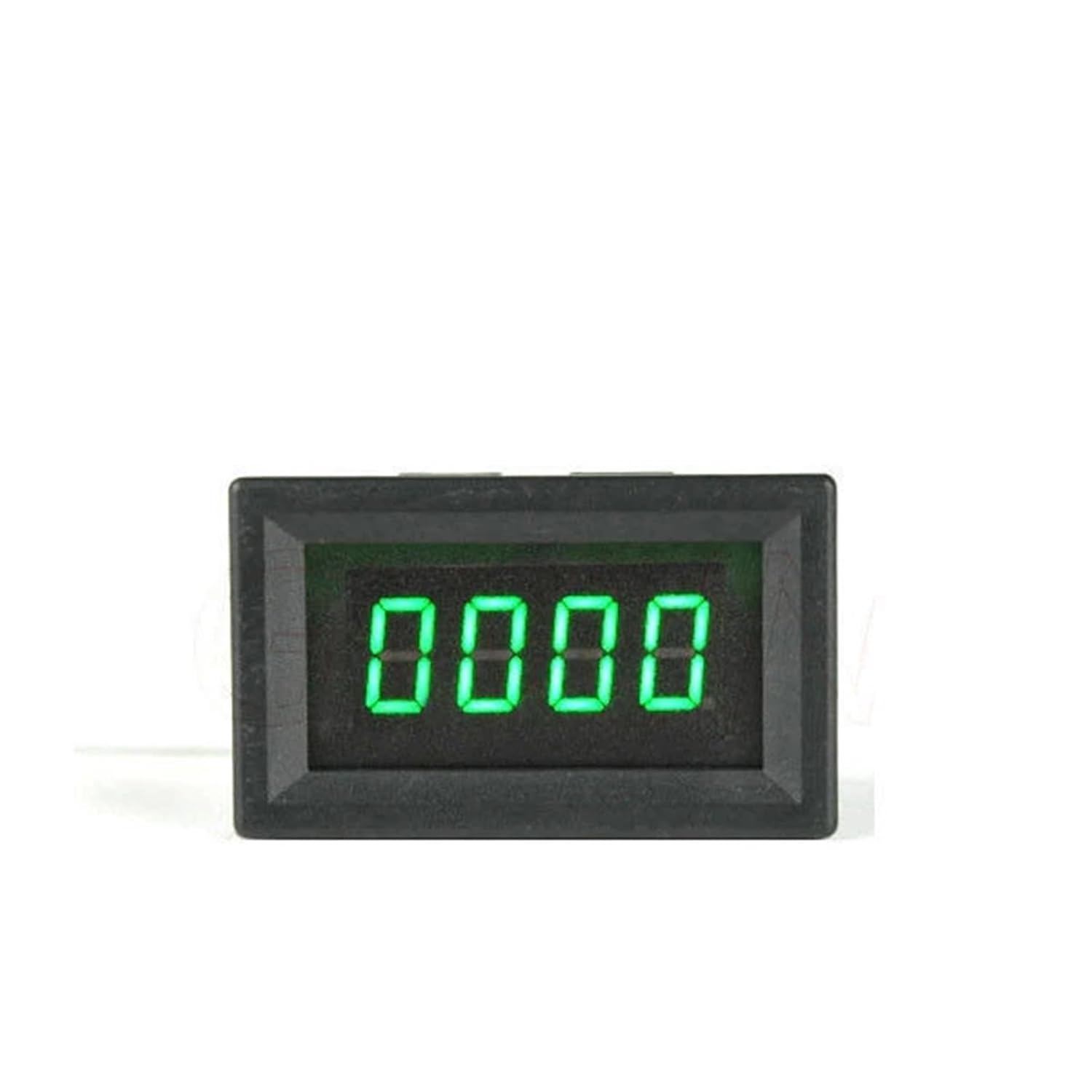 4bit DC 3000V 2000V 1000V Voltmeter LED Digital Volt Meter High Precision Display Voltage for 5V 12V Battery Monitor(Green,0-1000V)