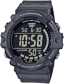 Casio Unisex-Adults Digital Quartz Watch with Plastic Strap AE-1500WH-8BVEF