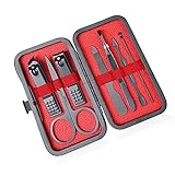 【Material de alta calidad】:El kit de cortaúñas está hecho de acero inoxidable de alta calidad y ha sido pulido y endurecido muchas veces.Robusto y duradero,tiene alta tenacidad, buena resistencia al desgaste y cuchillas afiladas.