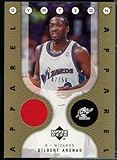 Gilbert Arenas Card 2006-07 Upper Deck Ovation Apparel Gold #GA