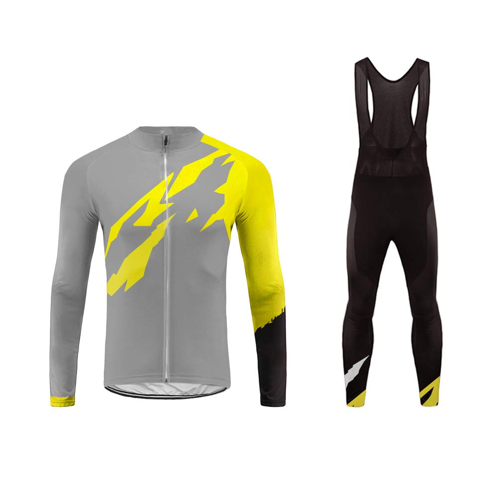UGLY FROG Frühling/Herbst Männer Radfahren Kleidung Set Fahrrad Anzug Outdoor Langarmtrikot + Hose Atmungsaktiv Schnell Trocken CXMX05