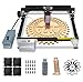 LASER TREE 80W Laser Engraver, 10000mW(10W) Laser Output Laser Engraving Cutter with Air Assist Pump & Magnetic Pad Kit, Built-in FAC, Eye Protection Laser Engraver for Wood Acrylic, Leather, Class 4