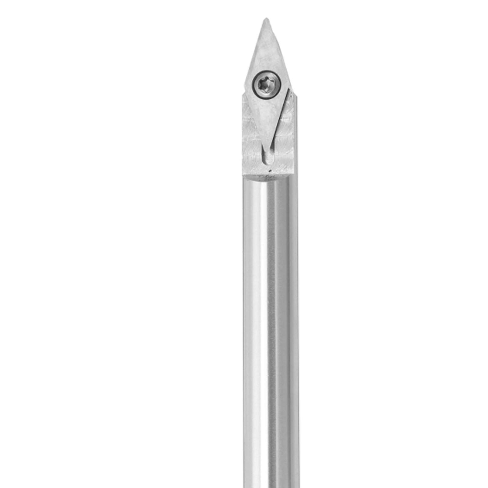 Utensile per tornio per Legno Utensile per scalpello per tornio con Punta in Metallo Duro più Ruvido Scalpello per Legno per hobbista o Fai-da-Te o Falegname