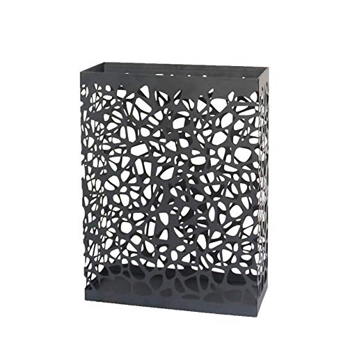 KISlink Soporte de Paraguas Rectangular para Almacenamiento Soporte de Metal para Paraguas para Almacenamiento de Paraguas 30 x 13 x 40 cm Negro