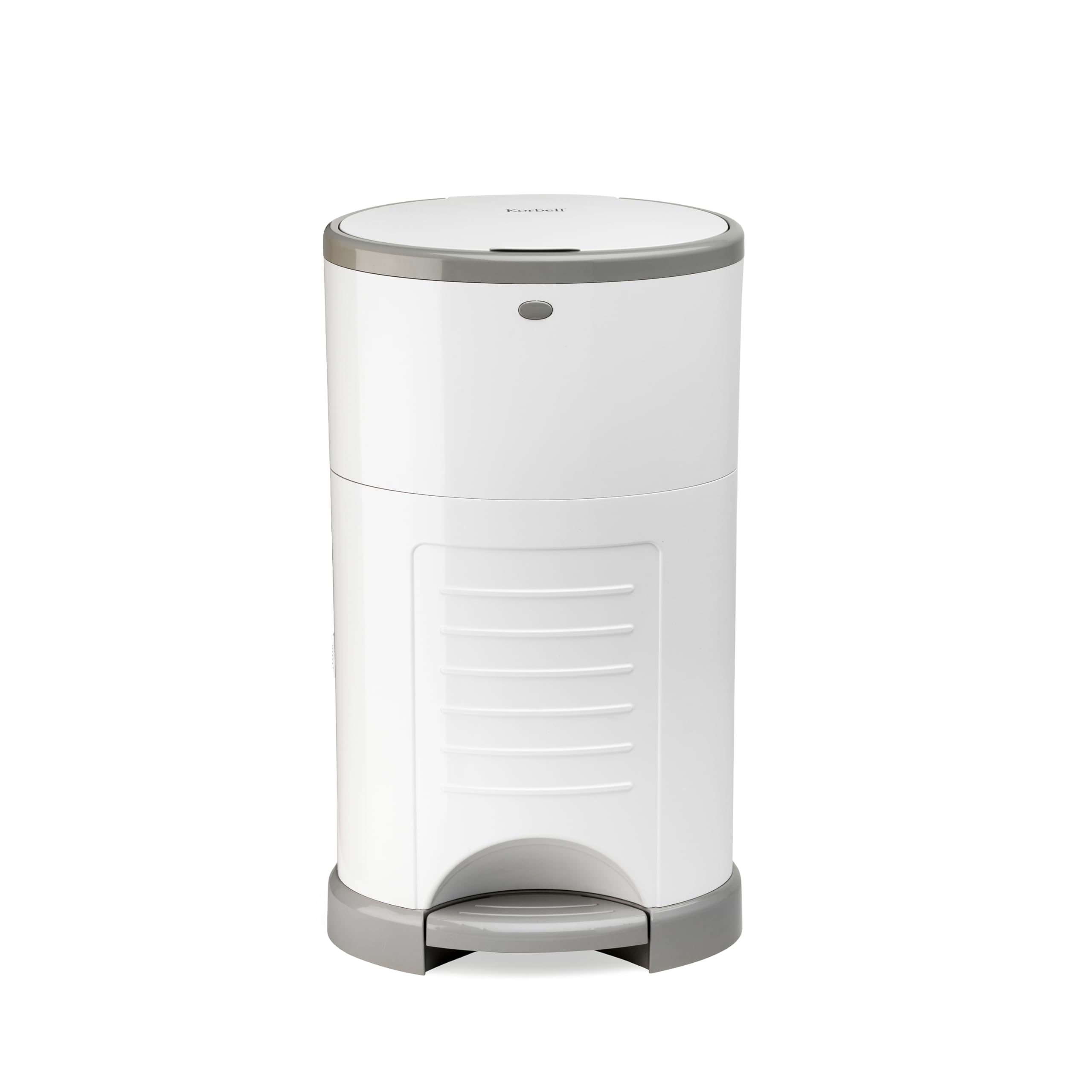 Korbell - Poubelle à couches 16 L mains-libres et écologique + 1 recharge