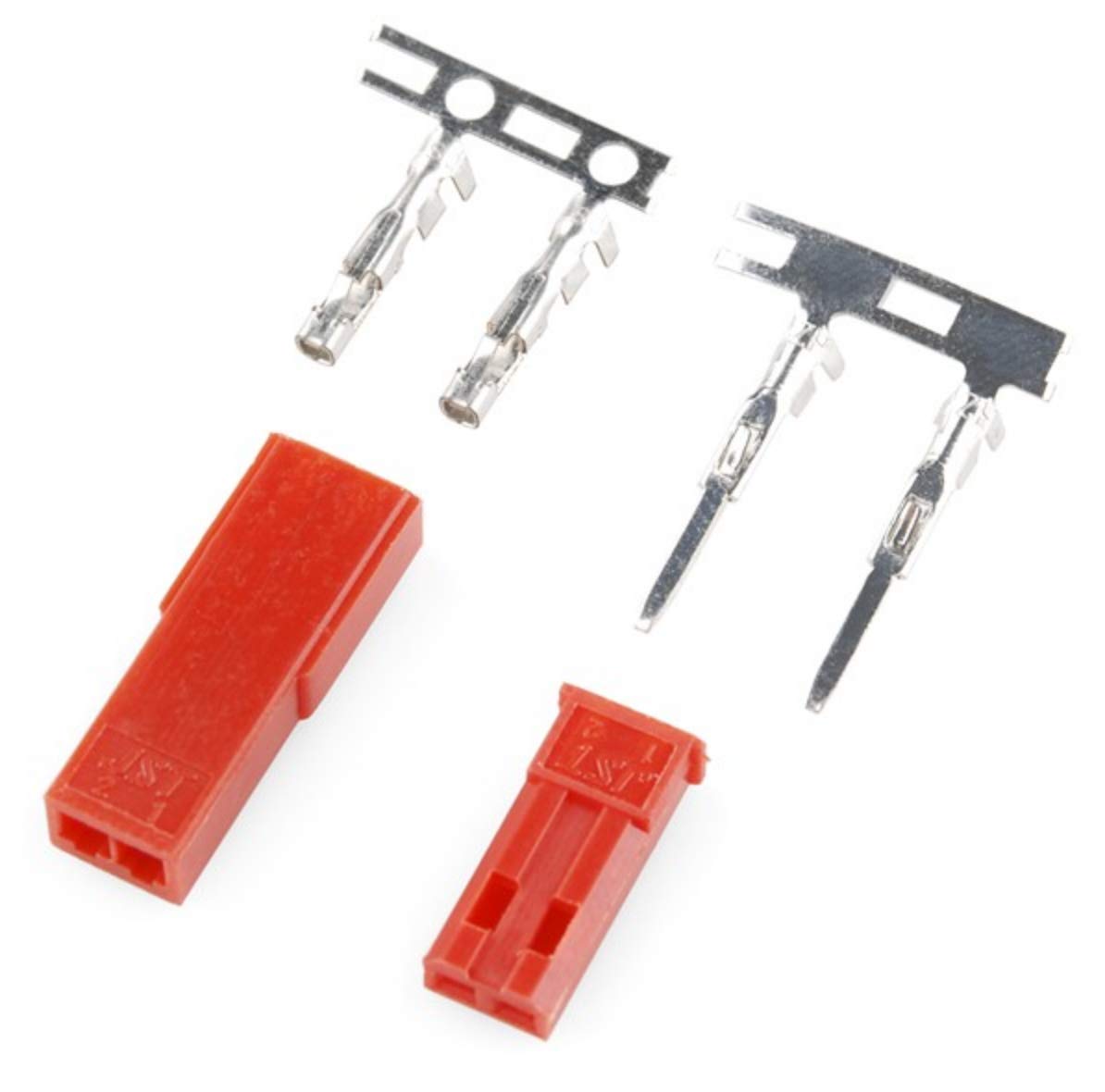 15 Paia (30 Pezzi) Connettori JST BEC Maschio-Femmina Con Pin In Metallo Per Crimpare - Mr. Stecker Modellbau - 3