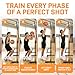 ACELETIQS Basketball Shooting Trainer with Adjustable Crossbar – Improve Shot Arc, Form & Follow Through – Portable Free-Throw & Jump Shot Training Aid for Youth, Teens & Adults – Indoor & Outdoor