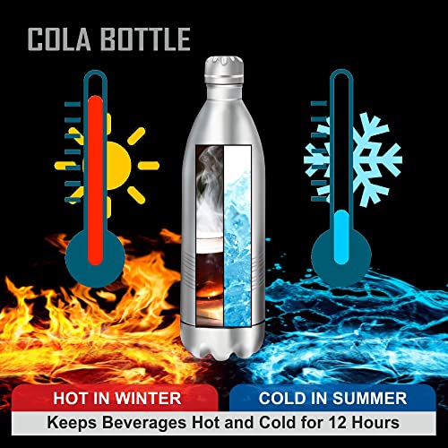 Image of BALTRA Cola Bottle thermosteel Water Bottle Stainless Steel Flask 24 Hour hot and Cold 500ml (BVB-102), Silver