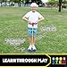 Stomp Rocket Dueling Stomp Hopper - Jump, Bounce & Squeak Foam POGO Jumper for Kids - Toddler Pogo Stick with Soft Grips & Stretchy Bands - STEM Indoor & Outdoor Toys for 3-5 Year Olds