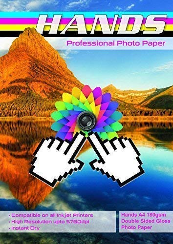 600 arkuszy dłoni A4 180 g/m² dwustronny papier fotograficzny o wysokim połysku