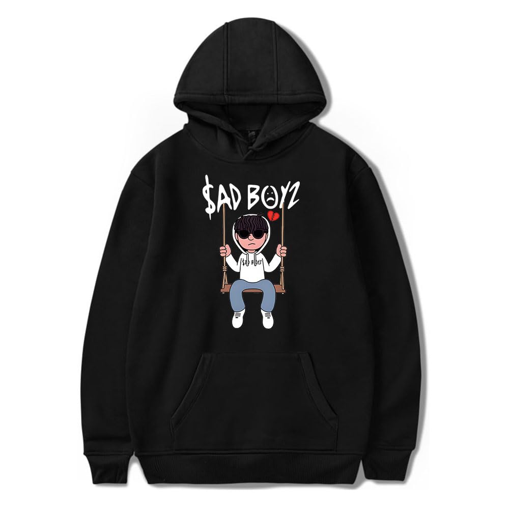 NHXYDJDLJunior H Sad Boyz Merch Hoodie Women Men Long Sleeve Pullover Sweatshirt Casual Streetwear Clothes