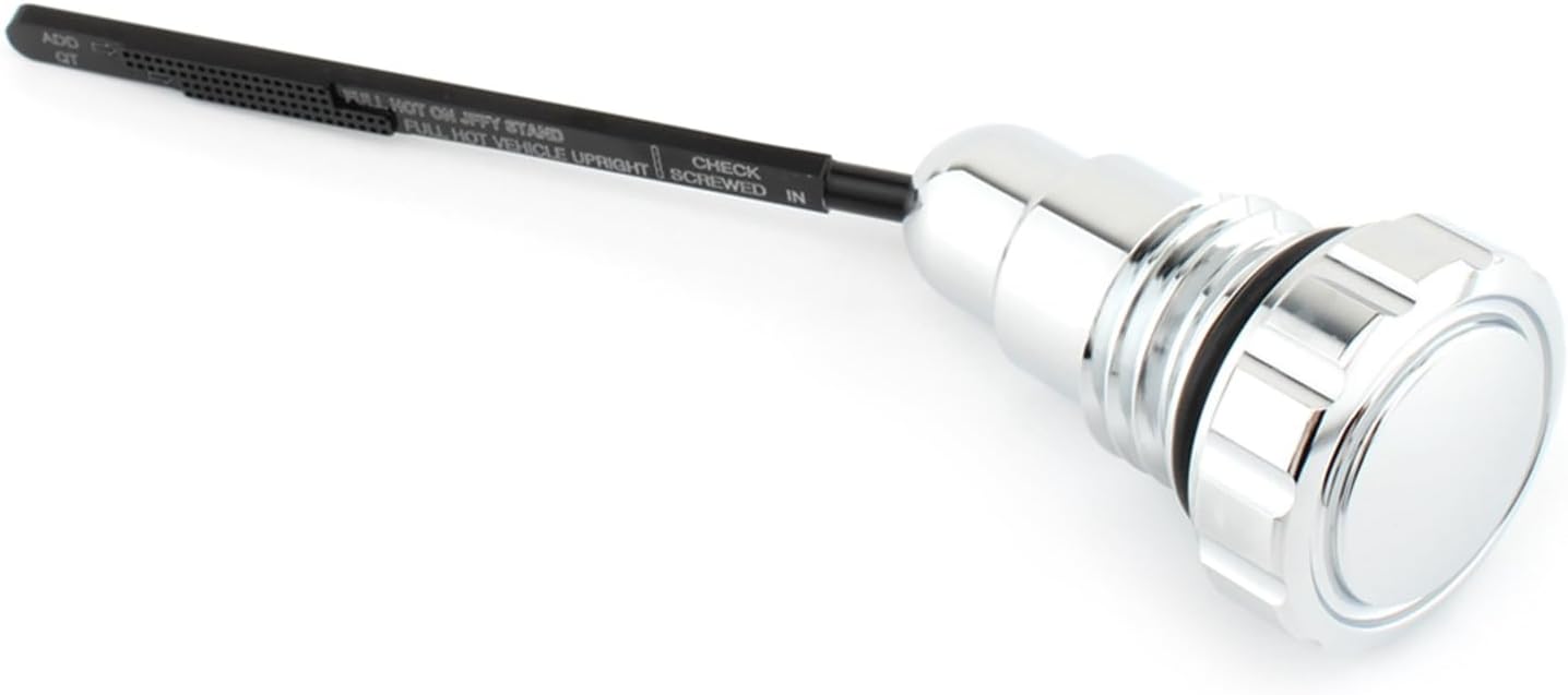 Engine Oil Dipstick Dip Stick Motorcycle Engine Oil Tank Dipstick Fit for Harley Touring FLHR FLHX FLH/T FLTR 2007-2016