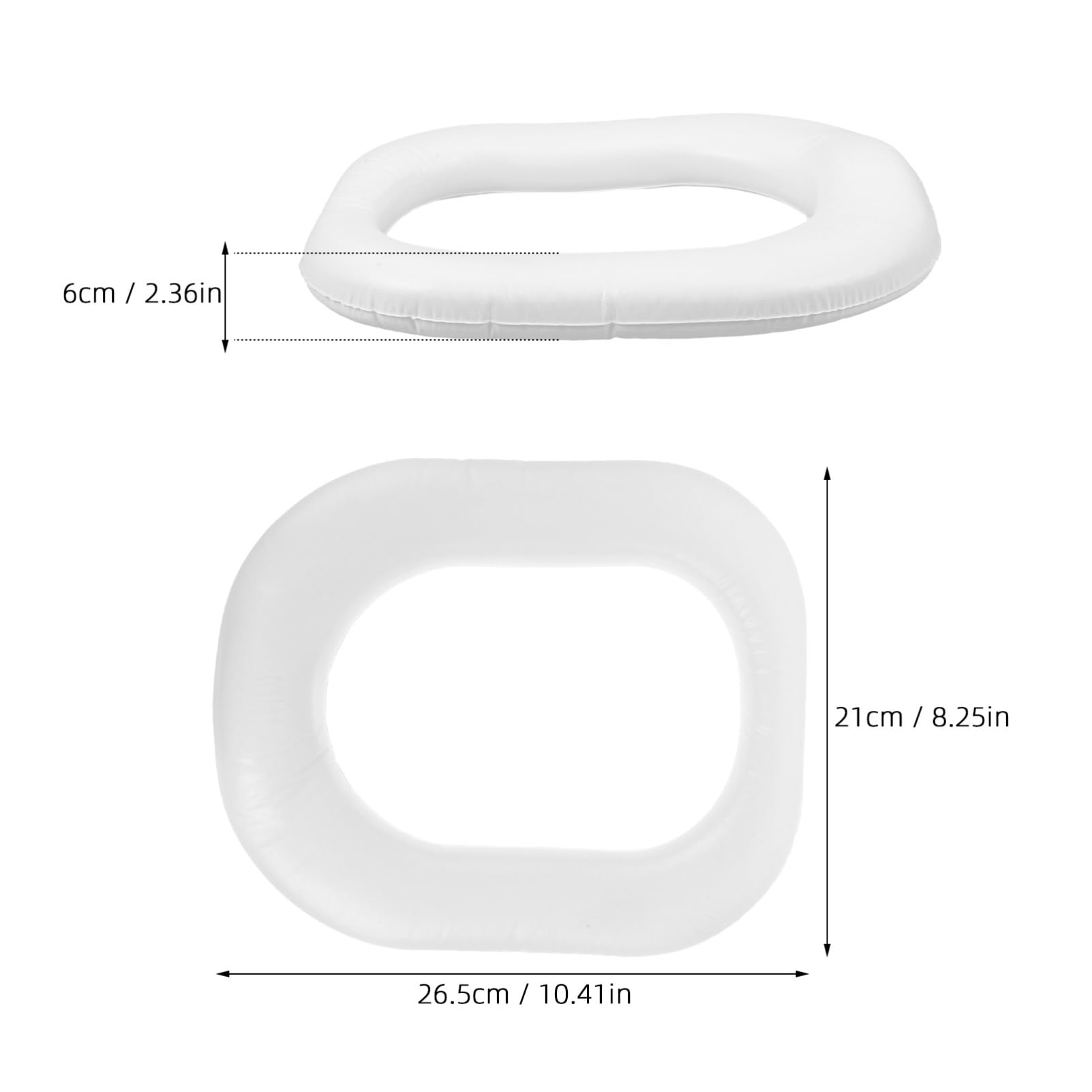 Vaguelly Portable Pu Toilet Seat Cushion for Kids Potty Training Soft Washable Travel Pad Bathroom Toilet Seat Replacement - Image 2