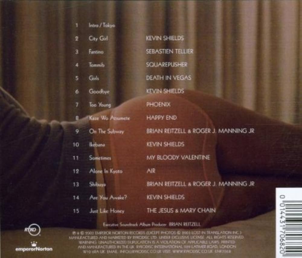 Lost In Translation Kevin Shields レコード Lost In Translation - Original Soundtrack - Compilation by