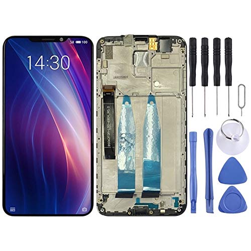 Ecran LCD pour Meizu X8 noir bloc complet de numérisation tactile avec châssis de remplacement