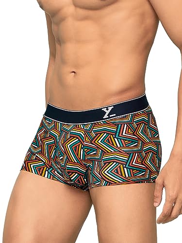 Image of XYXX Anti-Bacterial, Odour-Free Cotton Stripes Parallax Trunks for Men
