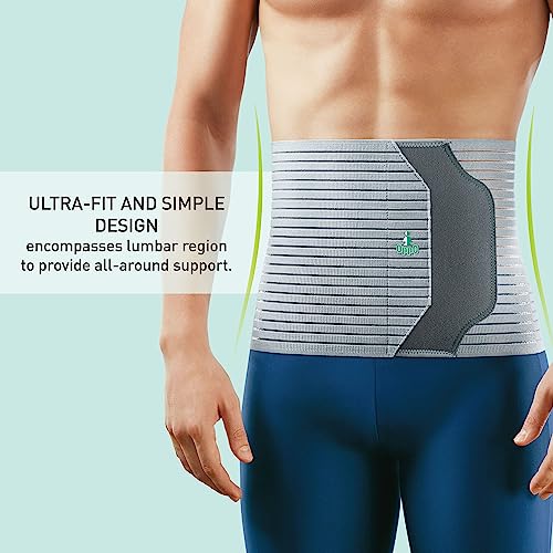 OPPO 2360 Abdominal Binder - Breathable Postpartum Postoperative Wrap - Compression Wrap for Men and Women (Gray, Medium)