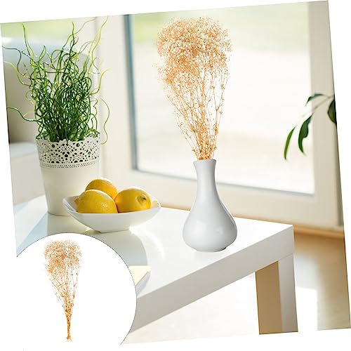 Ramo de flor seca para decoración de hogar beige 120g miniatura 4