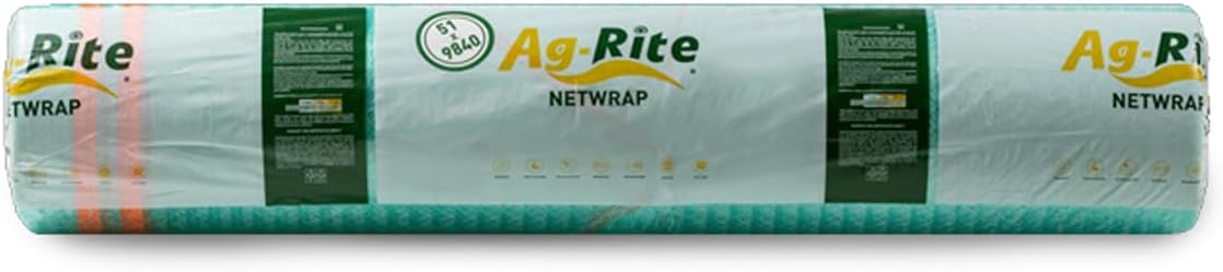 Ag Rite Premium Round Bale Net Wrap | Green | High-Strength UV Stabilized Agricultural Baling Wrap for Hay, Corn Stalks, Alfalfa and More! | (67 in x 7,000 ft) (5)