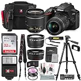 Nikon D3500 DSLR Camera with AF-P DX NIKKOR 18-55mm f/3.5-5.6G VR Lens + 32GB Card, Flash, Tripod, a