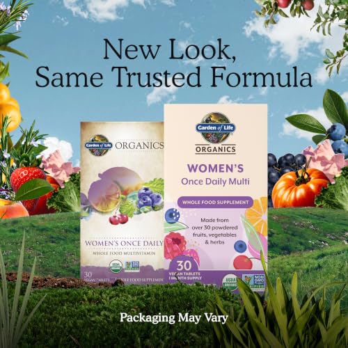 Garden of Life Organics Women's Once Daily Multivitamin, 30 Tablets - Image 2