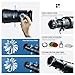 BEIYANG Bowens Mount Projector Attachment with 4 Color Filters and 20 Gobos, Spotlight Conical Optical Snoot kit for Flash Speedlite, Monolight Portraits, Compatible with Aputure Amaran, Godox SL60