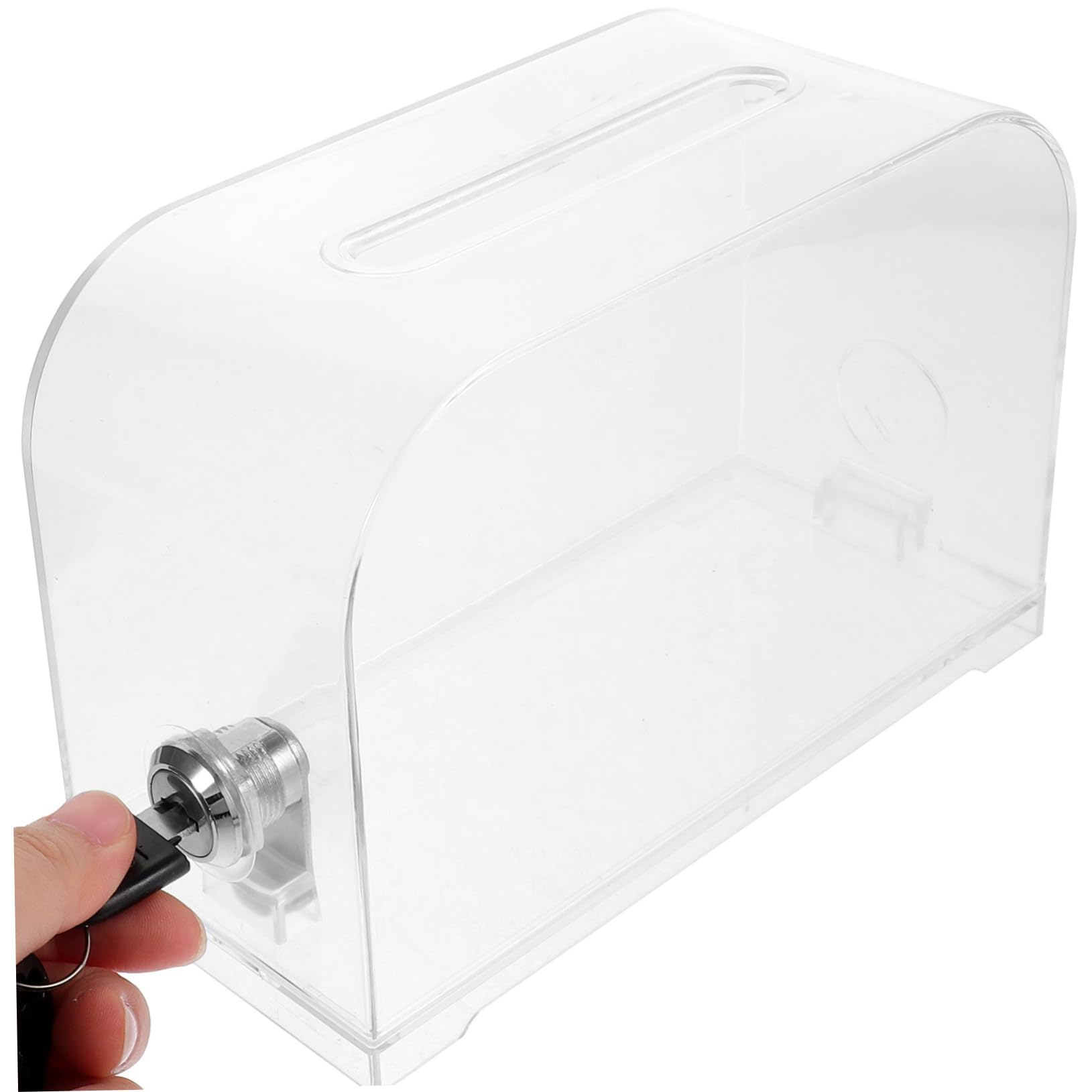 4piezas Soporte Para Tarjetas De Visita Organizador Portátil De Caja De Almacenamiento De Tarjetas De Negocios Para Clínicas